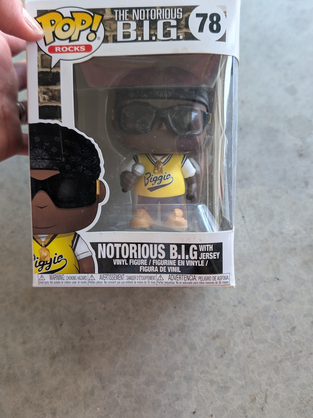 Funko Rocks Notorious B.I.G. Vinyl Figure - Yellow Jersey